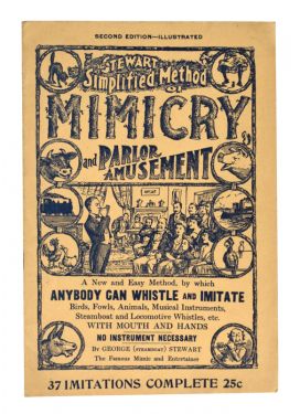 The Stewart Simplified Method of Mimicry and Parlor Amusement