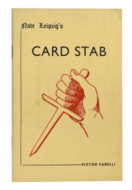 Nate Leipzig's Card Stab (Inscribed and Signed)
