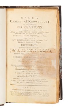 Gale's Cabinet of Knowledge, or, Miscellaneous Recreations