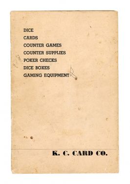 K. C. Cards Co. Catalog