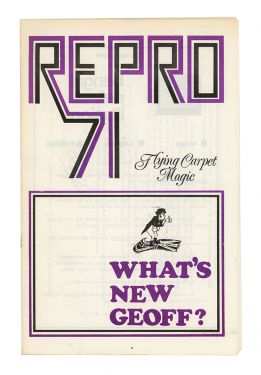 Repro 71, What's New Geoff?