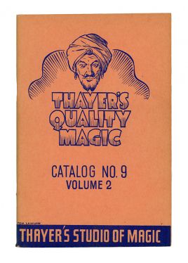 Thayer's Quality Magic, Catalog No. 9 Volume 2