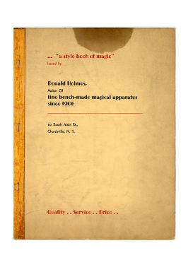 Donald Holmes Catalog No. 18