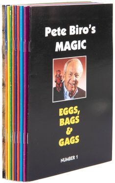Collection of Pete Biro's Magic Books (Inscribed and Signed)
