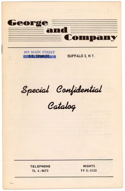 George and Company Special Confidential Catalog