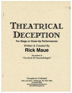 Theatrical Deception (Inscribed and Signed)
