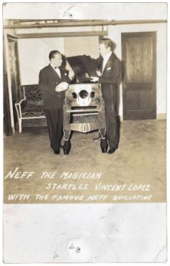 Neff and Vincent Lopez Postcard