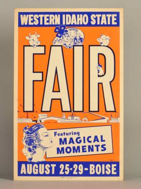 Western Idaho State Fair "Magical Moments" Window Card
