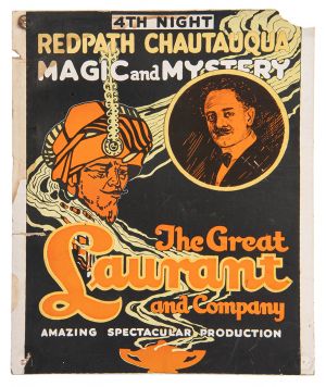 The Great Laurant and Company Window Card
