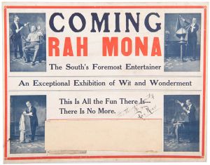 Rah Mona Window Card (Inscribed and Signed)