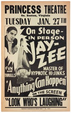 Jay-Zee, Master of Hypnotic Hi-Jinks Window Card