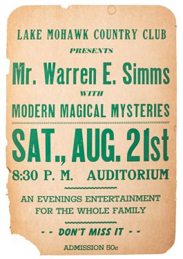 Warren E. Simms Window Card
